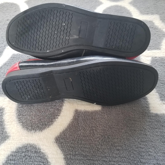 Portabella red and black mens lace up shoe sz 10 - Picture 6 of 6